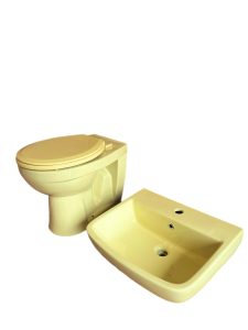 Primrose_yellow_toilet_and_basin_set