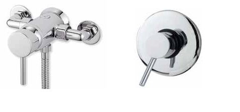 Milan Exposed Concealed Manual Shower Valve