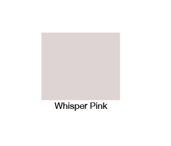 Tiree Semi Recessed Whisper Pink 520mm X 440mm 2th Basin