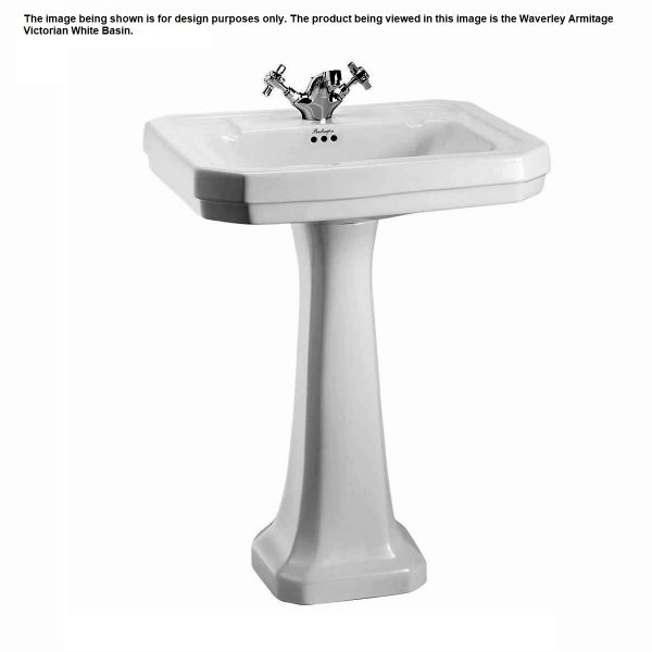 Waverley Armitage Blue 625mm X 510mm 2h Victorian Basin