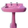 Flamingo_pink_basin_and_pedestal