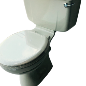 Champagne Toilet Pan and Cistern Close-Coupled