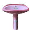 Selles_Cheverney_Lilas_jaspe_pink_basin_and_pedestal