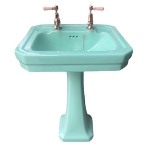 Turquoise_Victorian_Art_deco_Basin_and_pedesta