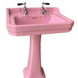 Confetti_Pink_Art_Deco_Basin_and_Pedestal